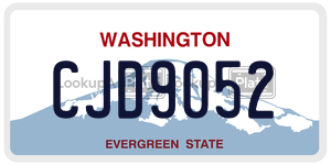 CJD9052  license plate in WA