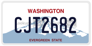CJT2682  license plate in WA