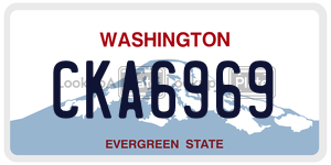 CKA6969  license plate in WA