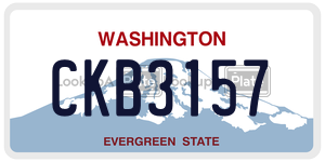 CKB3157  license plate in WA