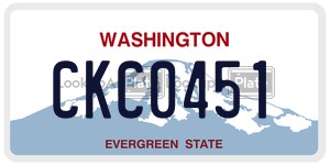 CKC0451  license plate in WA