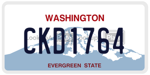 CKD1764  license plate in WA