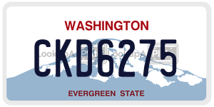 CKD6275  license plate in WA