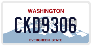 CKD9306  license plate in WA