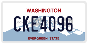 CKE4096  license plate in WA