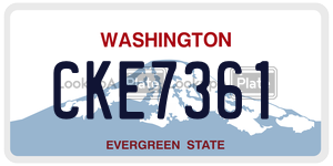 CKE7361  license plate in WA