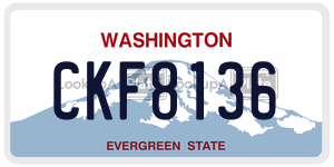 CKF8136  license plate in WA