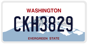 CKH3829  license plate in WA