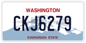 CKJ6279  license plate in WA