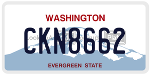 CKN8662  license plate in WA