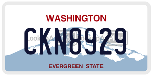 CKN8929  license plate in WA