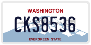 CKS8536  license plate in WA