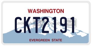 CKT2191  license plate in WA