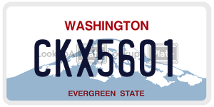 CKX5601  license plate in WA