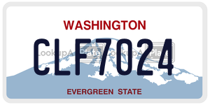 CLF7024  license plate in WA