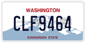 CLF9464  license plate in WA