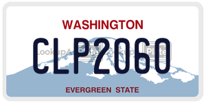 CLP2060  license plate in WA