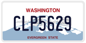 CLP5629  license plate in WA
