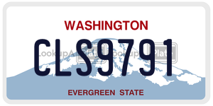 CLS9791  license plate in WA