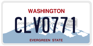 CLV0771  license plate in WA