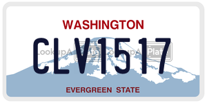 CLV1517  license plate in WA
