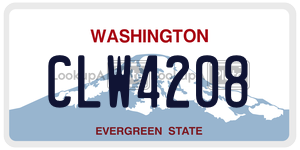 CLW4208  license plate in WA