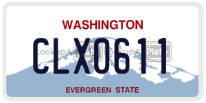 CLX0611  license plate in WA