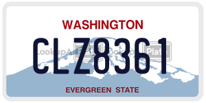 CLZ8361  license plate in WA