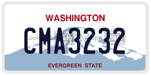 CMA3232  license plate in WA