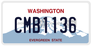CMB1136  license plate in WA