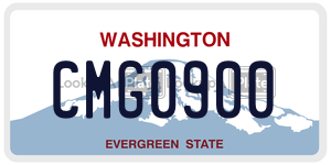 CMG0900  license plate in WA