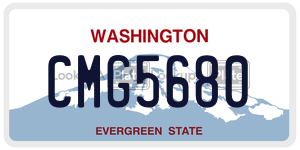 CMG5680  license plate in WA