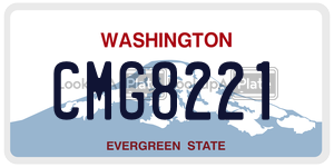 CMG8221  license plate in WA