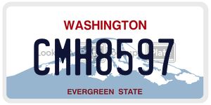 CMH8597  license plate in WA