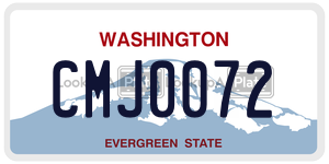 CMJ0072  license plate in WA