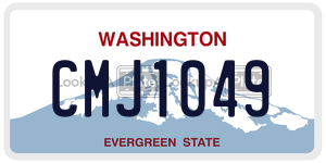 CMJ1049  license plate in WA
