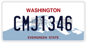 CMJ1346  license plate in WA