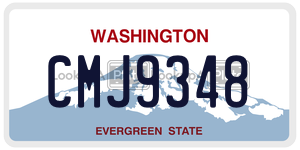 CMJ9348  license plate in WA