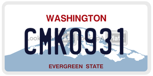 CMK0931  license plate in WA