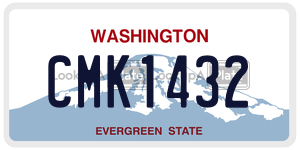 CMK1432  license plate in WA