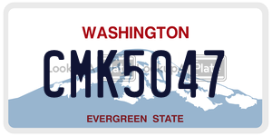 CMK5047  license plate in WA
