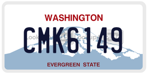 CMK6149  license plate in WA