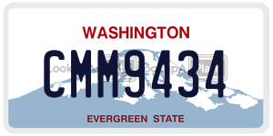 CMM9434  license plate in WA