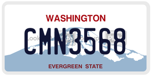 CMN3568  license plate in WA