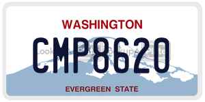 CMP8620  license plate in WA