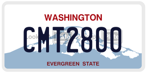 CMT2800  license plate in WA