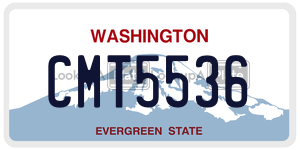 CMT5536  license plate in WA