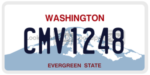 CMV1248  license plate in WA