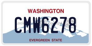 CMW6278  license plate in WA