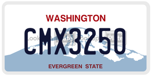 CMX3250  license plate in WA